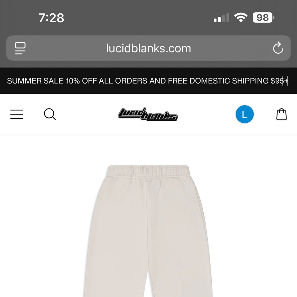 Loudmouth Cream Women's Pants